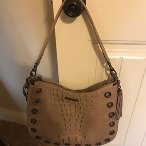 Brahmin Hobo shoulder bag with 2 straps attached.